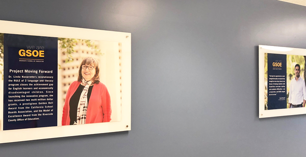 Sproul Hall Stairwell has been repainted by Facilities Services 