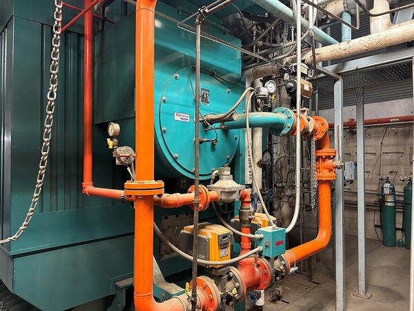 Central Plant boiler